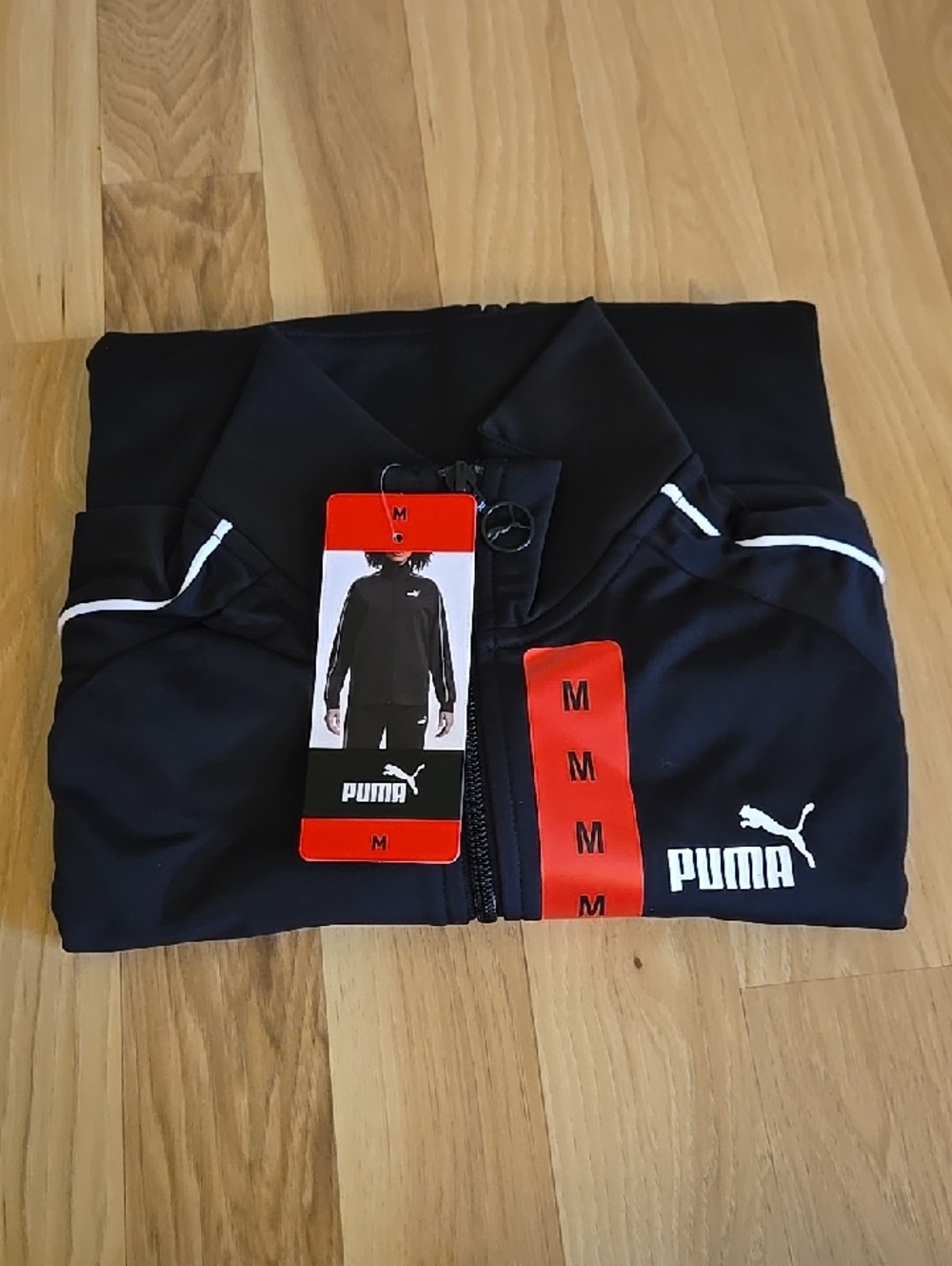 Puma Black Lightweight Track Jacket